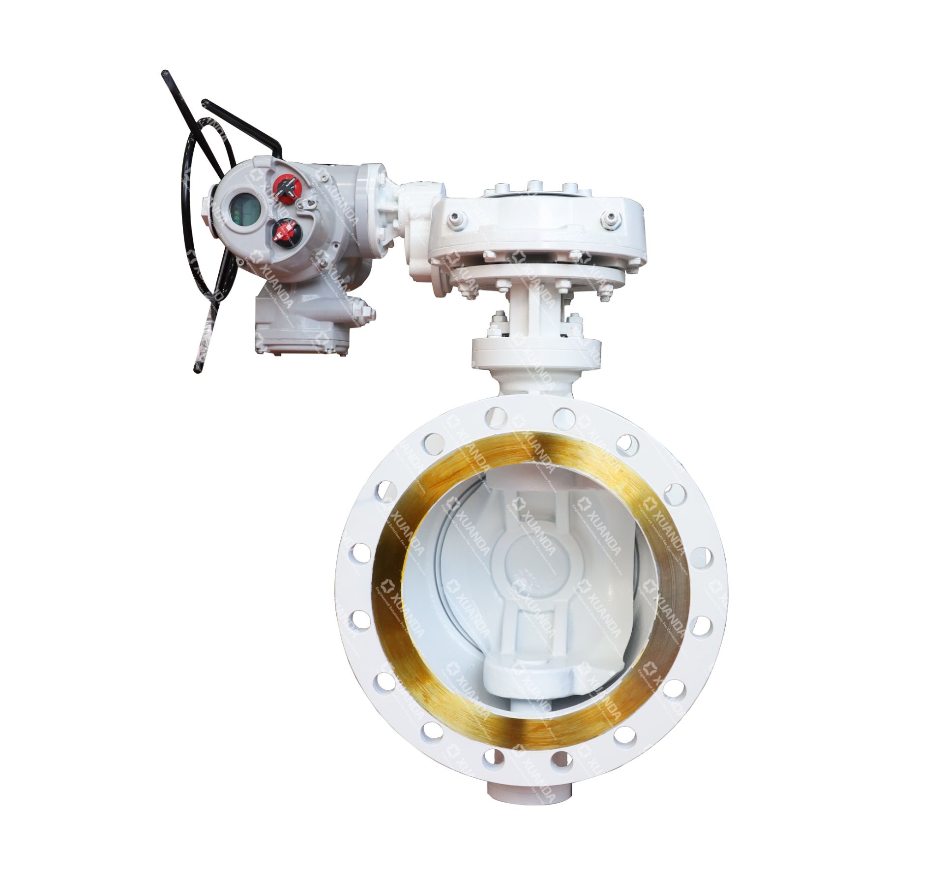 DN400电动半偏心球阀